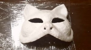 Маска "Лиса Кицунэ" Папье-маше