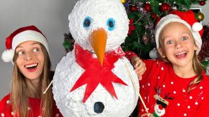 Снеговик - Детская песня от Майи и Маши