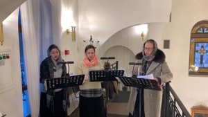 1, 2 антифоны Единородный Сыне - старинный распев