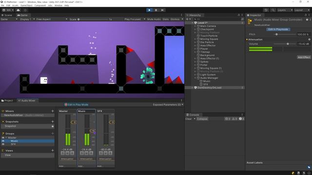 Unity AUDIO MIXER Tutorial | Unity 2D Platformer Tutorial #17 смотреть онлайн