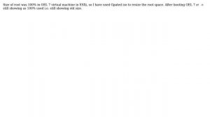 Oracle Linux virtual machine's root size is not getting increased