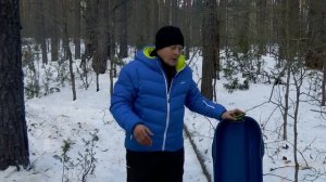 Ночевка зимой в лесу и как собраться в зимний поход на лыжах. Жидкий бинт Локус, сани, лыжи, палатк