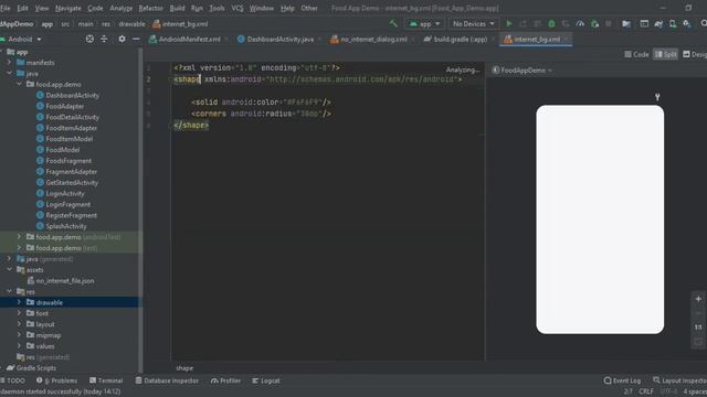 Checking Internet Connection in Android Studio | with Animated Illustration | #2 | Android Tutorial смотреть онлайн