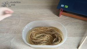 Белая бечевка, делаем сами!!!/ отбеливаем джутовый шпагат