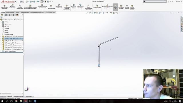 Разработка штатива ля микрофона, пилотный стрим. смотреть онлайн