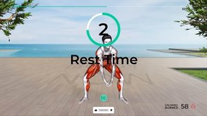 ➜ 10-Min Standing FLABBY STOMACH Exercise