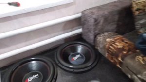 АВТОЗВУК ДОМА , очень громкая басуха, 2х15 УРАЛ!!!!