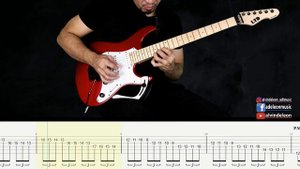 Megadeth (Dave Mustaine) Sweating Bullets Guitar Solo Lesson with Tabs