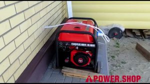 Бензиновый генератор A-iPower A8500EA (8 кВт). Видео от покупателя