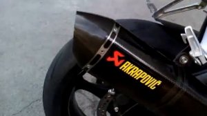 Suzuki GSXR 750 2008 Akrapovic system