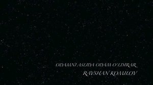 Одамни аслида одам улдирар   Равшан Комилов