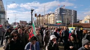 2023/03/12 - В эти минуты в Софии проходит шествие за мир на Украине и в поддержку России