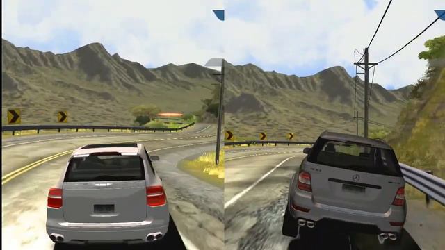 Porsche Cayenne Turbo S vs Mercedes Benz ML63 AMG W164FL | TDU Head to Head смотреть онлайн