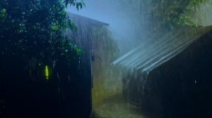 Звуки дождя и грома - звуки для медитации, хорошего сна - расслабляющий белый шум