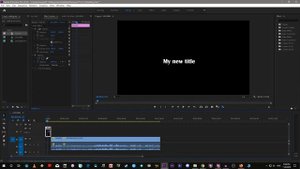 Adobe Premiere Pro - Урок #2 - Как Вставить Текст в Видео