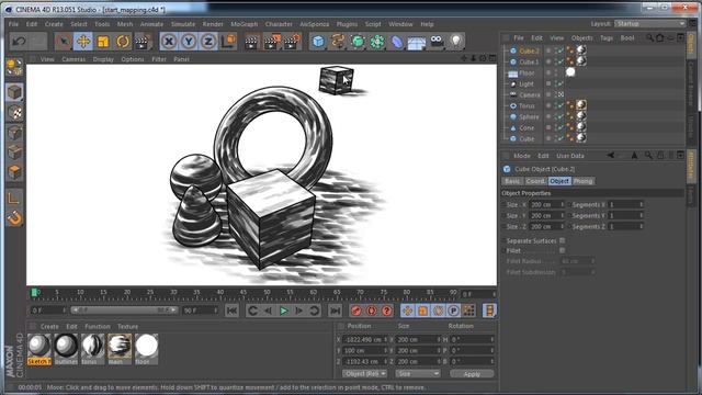 An advanced Sketch and toon tutorial, second part смотреть онлайн