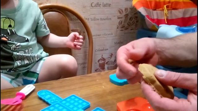 Распаковка Learn&play SnackBar: Лепим из пластилина Plasticine magical