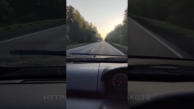 Колонна ЧВК "Вагнер" в Гомельской области в Белоруссии.