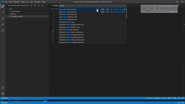 Live Server Preview VSCode Extension HKimhab смотреть онлайн
