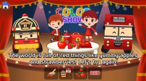 Red | Color play for Kids | Robocar Poli Game