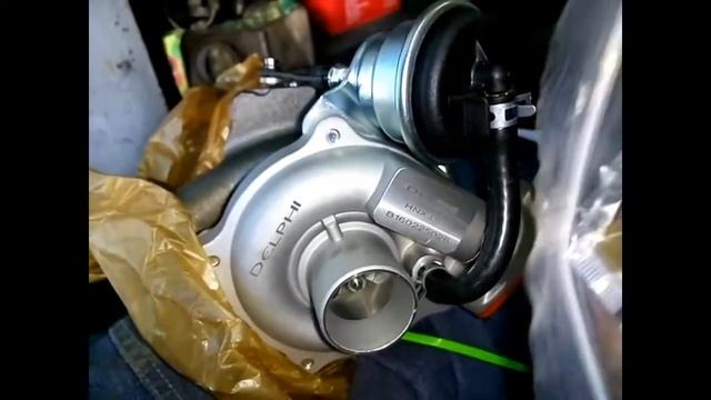 Новая турбина Delphi для Fiat Doblo 1.3 JTD. смотреть онлайн