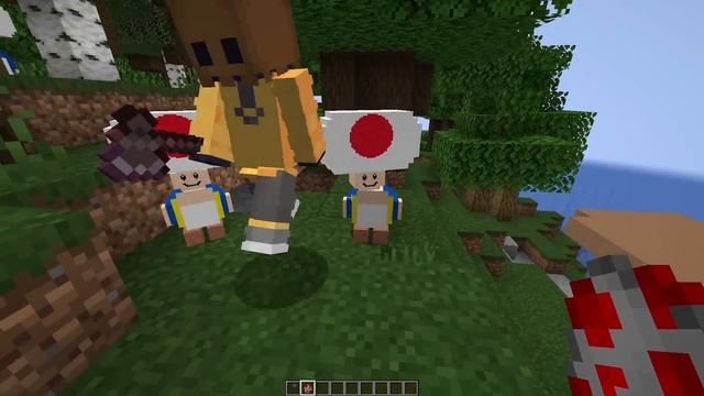 We remade every mob into Mario in minecraft смотреть онлайн