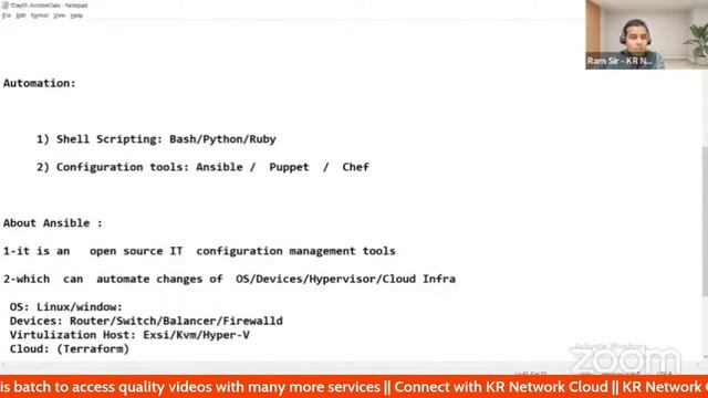 Day-1: What is Ansible || KR Network Cloud смотреть онлайн