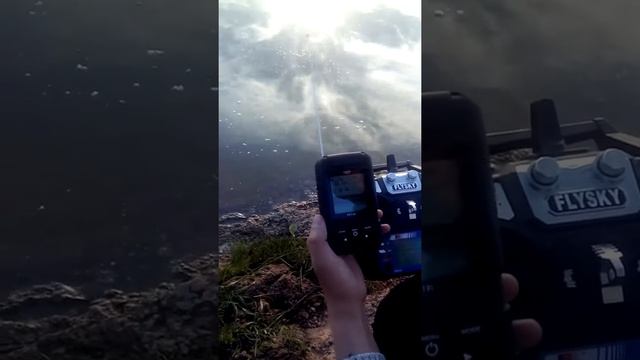 Эхолот для рыбалки Lucky FF718Li в действии смотреть онлайн