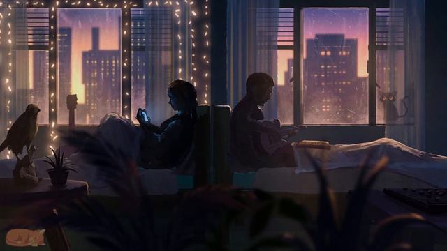 Красивая и спокойная музыка в стиле Lofi. Beautiful and calm music in the Lofi style смотреть онлайн