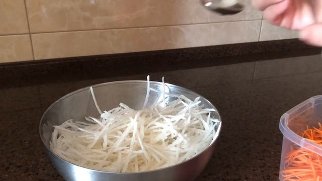 #салат #дайкон #редис Салат из дайкона.