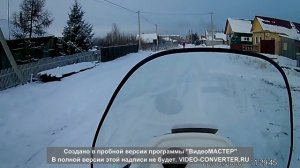 Первый выезд на снегоходе Тайга Варяг 500 2017 год СФО