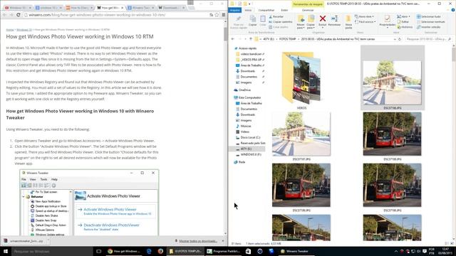Como restaurar o visualizador de fotos antigo no Windows 10! смотреть онлайн