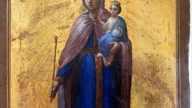 Икона Пресвятая Богородица - Жена облаченная в Солнце 19 век