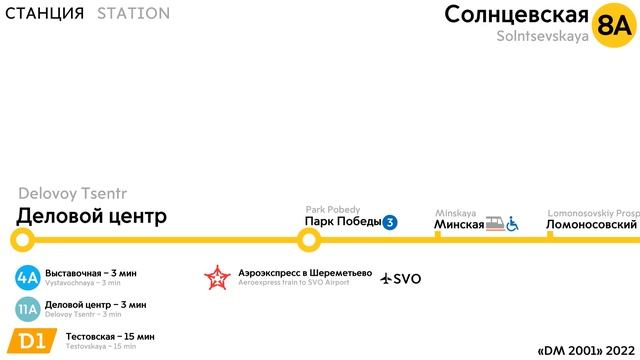Информатор Московского метро: Солнцевская линия.