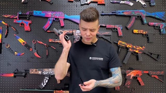 Деревянный пистолет G22 Nest из Standoff 2 от VozWooden