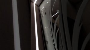 натяжные потолки со световыми линиями, световые линии на стене, профиль flexy