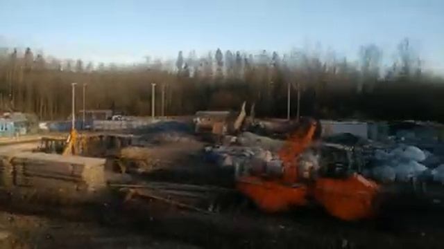 Приехали втроем и закрыли полигон на Мшинской