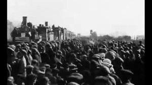 Нестор Лакоба и первый поезд в Сухуми - 1936 г.