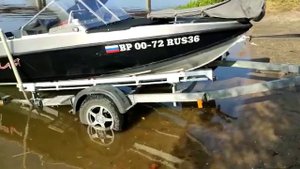 Ложементы с роликами для погрузки катера на лодочный прицеп МЗСА 81771G.021 или 81773G.021 видео