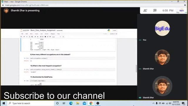 DATA ANALYSIS USING PYTHON (LiveStream) | Pandas, Numpy, Matplotlib, Data Science