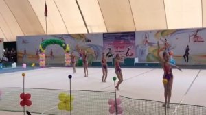 Выступление гимнасток в Коврове. Художественная гимнастика очень красиво.