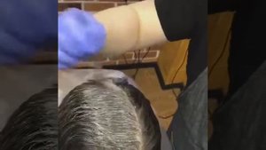 Тонирование седины