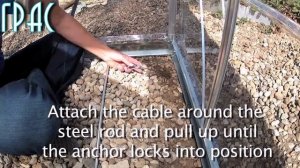 Как закрепить теплицу к грунту