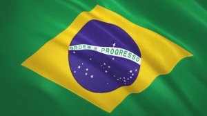 Развевающийся флаг Бразилии / Waving Flag of Brazil