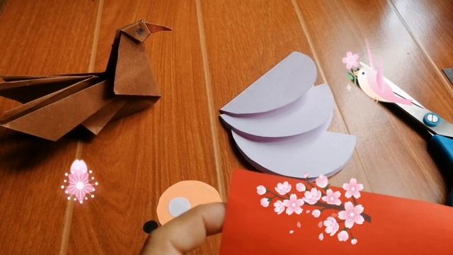 How to make paper bird or origami bird #diy #art #tutorial #everyone #creative #papercraft #like смотреть онлайн