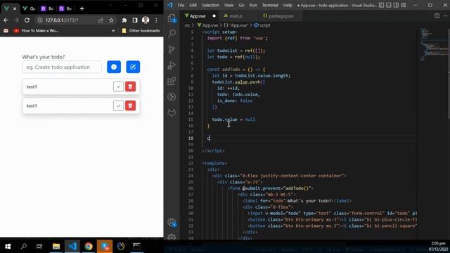 Learn Vue3 By Creating A Todo Application | For Beginner | #vuejs #javascript #forbeginners #latest