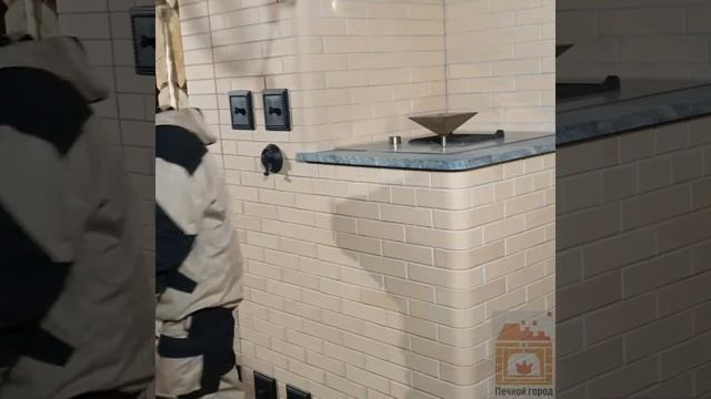 Укладка камней и испытания банной печи. смотреть онлайн
