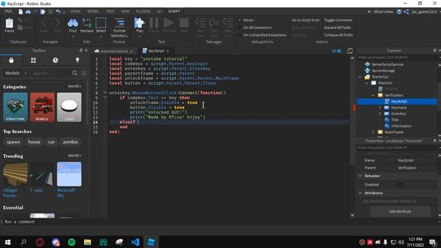 (OUTDATED, READ DESCRIPTION) | Part 3 | How to make a LVL 5 SS Executor in Roblox Studio! смотреть онлайн