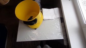 установка многоразового мешка в строительный пылесос Karcher WD3.