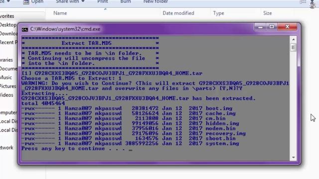 How To Convert Tar.md5 file to Zip and Convert Zip Back to Tar.md5 (Urdu/Hindi) смотреть онлайн